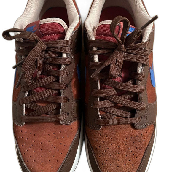 NEW Nike Dunk Low Retro PRM Cacao Wow / Comet Blue - Picture 4 of 6